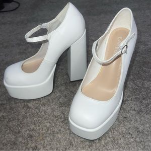 BAMBOO DOLLY PLATFORM CHUNKY HEELS